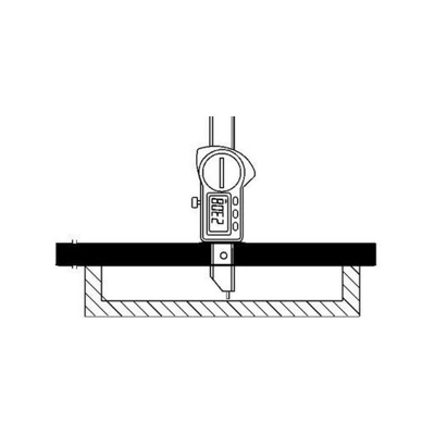 Helios Preisser - Accessori Profondimetro Digi-Met®, Modello: Base 200 Millimetri
