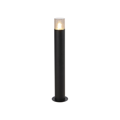 Palo da giardino odense - Moderno - Acciaio inossidabile,Plastico - Nero - Cilindro Max. 1 x Watt - Qazqa