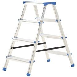 Scala Doppia in Alluminio a 4 Gradini 90 cm - VIDAXL precio