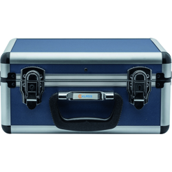 BAULETTO 'BEAUTY' CON PROFILI IN ALLUMINIO MM.320X225X155 BLU - Klass en oferta