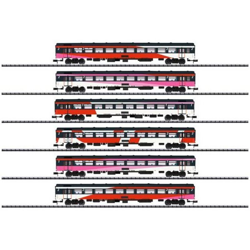 N kit 6 pz. vagone treno veloce ICRm di NS MiniTrix T15389 características