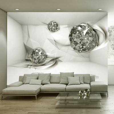 Artgeist - Fotomurale - White topazes 350x245