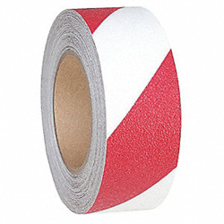 NASTRO ADESIVO ANTISCIVOLO BIANCO ROSSO SEGNALAZIONE PERICOLO PER INTERNI ED ESTERNI | 50mm x 6mt - NCB características