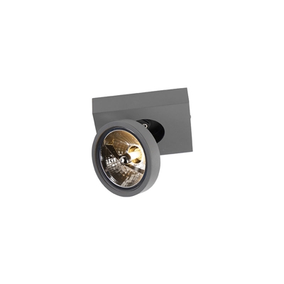 QAZQA Faretto ga - Moderno - Alluminio - Grafite - Allungato Max. 1 x Watt