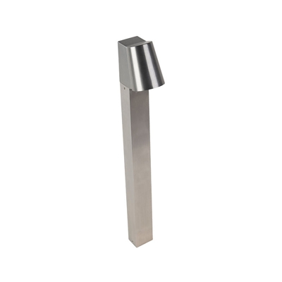 Palo da giardino uma - Moderno - Alluminio,Vetro - Alluminio - Oblungo Non sostituibile Max. 1 x 6 Watt - Qazqa
