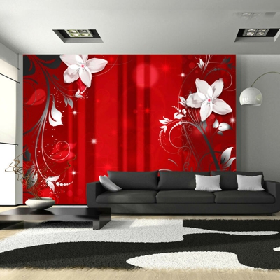 Artgeist - Fotomurale - Fioritura scarlatto 350x245