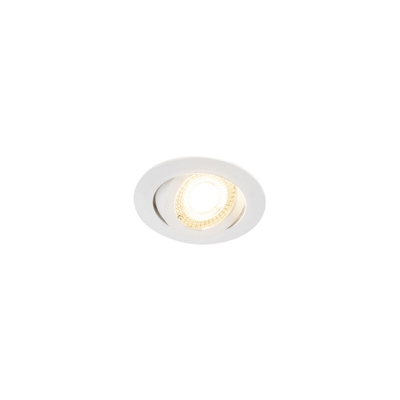 QAZQA Faretto da incasso mio - Moderno - Plastico - Bianco - Tondo Non sostituibile Max. 5 x 5 Watt