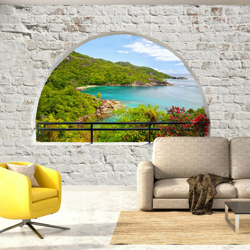 Artgeist - Fotomurale - Emerald Island 400x280 características