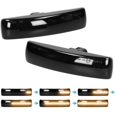 2 x LED direzionali indicatori frecce dinamici per Land Rover Discovery III IV - ECD GERMANY