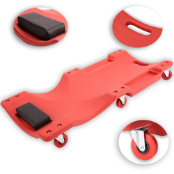 Carrello sotto auto per Officina, Carrello per montaggio, ponte per montaggio, in polietilene ad alta densità, con 6 rotelle girevoli a 360 gradi, 2 en oferta