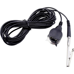 Cavo di messa a terra ESD 3.60 m Morsetto a vite, Connettore a pressione 10 mm, Presa, Morsetto a coccodrillo - Quadrios en oferta