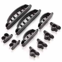 Supporto flessibile in plastica da 10 pezzi per cavo elettrico per organizer per fissatore di fissaggi - INSMA en oferta