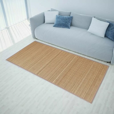 Tappeto in Bambu 100x160 cm Marrone - ASUPERMALL