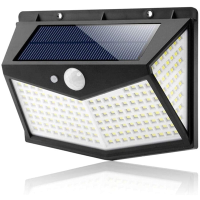 Lampada da parete con sensore di movimento PIR da esterno 212 LED - AUGIENB