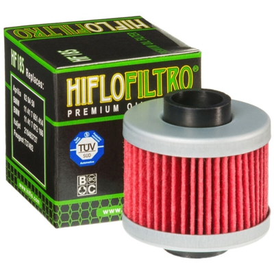 LEDLUX HE1718500 HF185 Filtro Olio Moto Aprilia Leonardo BMW C1 125 Peugeot Elyseo 125 Elystar 150 - Hiflo