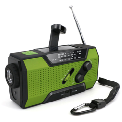 Banca stereo con ricevitore radio a manovella ad energia solare AM / FM - AUGIENB en oferta