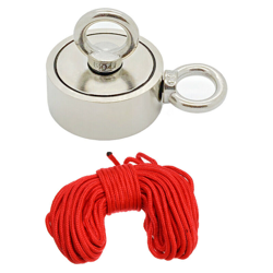 75mm 400KG Metal Magnet Detector Neodimio Salvage Tool Salvage Fishing Rope - AUGIENB características