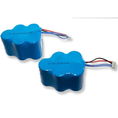 2 x NiMH batteria 4500mAh (6V) per aspirapolvere Ecovacs Deebot D730, D73n, D76, D760, D77, D79 sostituisce LP43SC3300P5. - Intensilo