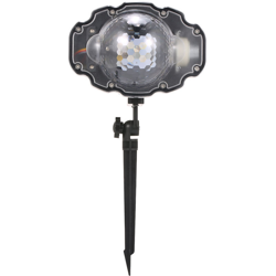 Fiocco di neve di Natale luci led impermeabile luci esterne neve stella proiezione esagonale prato con telecomando nevoso UE - ASUPERMALL precio