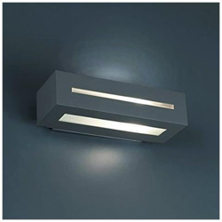 Faro 70888 - West-1 Lampada Da Parete Grigio Scuro en oferta