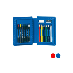Cliccandoshop - Astuccio Scuola (14 pcs) 149710 Azzurro en oferta