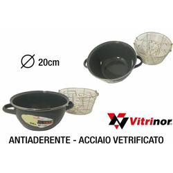 Friggitrice Con Cestello Cm.20 Acciaio Vetrificato X Induzione - BIGHOUSE IT características
