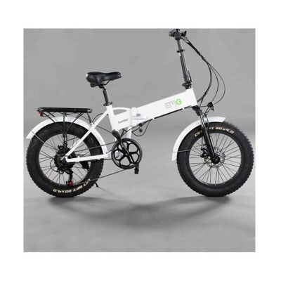 EMG E-BIKE BOMBER F20 FAT WHITE ruote 20', Batt. 36V 10ah, motore 250W, autonom. 30/40km
