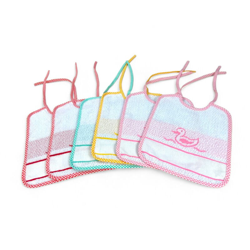 SET BAVAGLINI BAMBINA FEMMINA POPPY © cm. 20x24 bavaglio con lacci e tela AIDA - TEX FAMILY en oferta