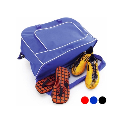 Cliccandoshop - Borsa Sportiva con Portascarpe 144054 Rosso