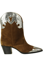 Suede texan boots características