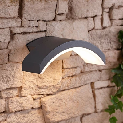 Curve Halo Moderna Lampada da Parete da 7,5 W per Esterni Integrata con LED IP54 - BIARD