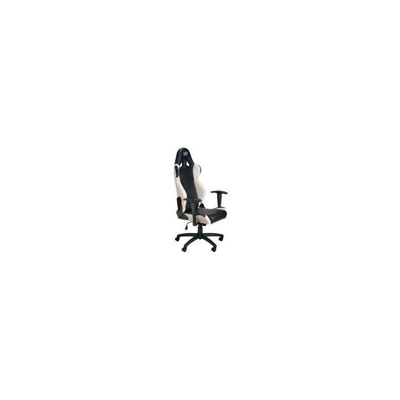 Sedia gaming/ufficio c/ruote nero/bianco - OMP