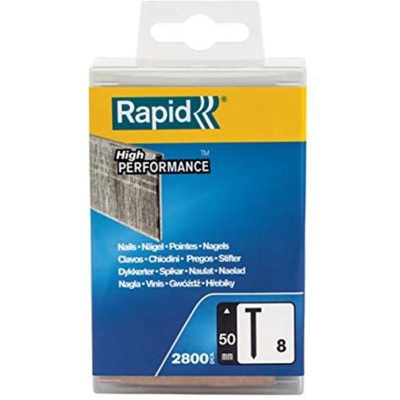 Rapid 5000186 - Chiodi n°8/50 mm, galvanizzati, confezione da 2800