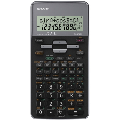 EL-509TS calcolatrice Tasca Calcolatrice scientifica Nero, Grigio - Sharp