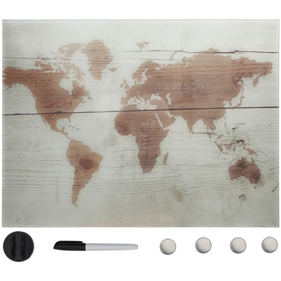 Lavagna Magnetica a Parete in Vetro 80x60 cm - VIDAXL