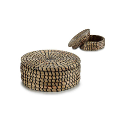 Gift Decor - Scatola portaoggetti Intrecciato Neagră (20 x 7,5 x 20 cm) precio