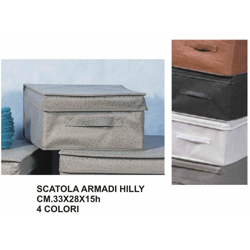SCATOLA X ARMADI HILLY CM.33X28X15h 4 COL. - BIGHOUSE IT en oferta
