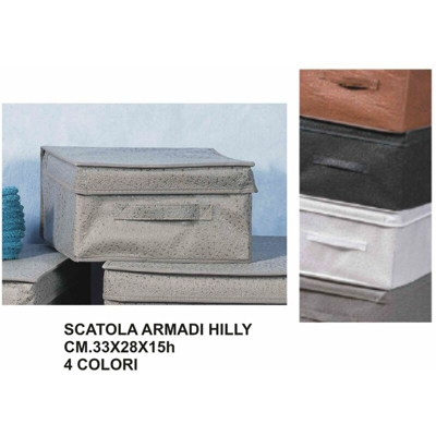 SCATOLA X ARMADI HILLY CM.33X28X15h 4 COL. - BIGHOUSE IT