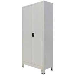 Armadio per Ufficio con 2 Ante Acciaio 90x40x180 cm Grigio - VIDAXL en oferta