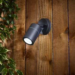 Le Mans Applique Murale IP44 Regolabile per Interni ed Esterni in Nero - Biard características