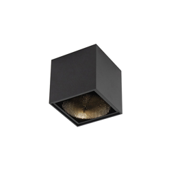Faretto box - Design - Alluminio - Nero - Cubo Max. 1 x Watt - Qazqa precio