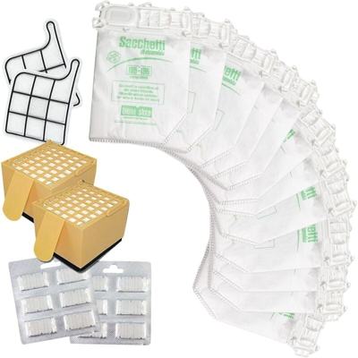 Bierre Store - SACCHETTI FOLLETTO VK 135 VK 136 12 SACCHETTI 12 PROFUMI + 4 FILTRI COMPATIBILI