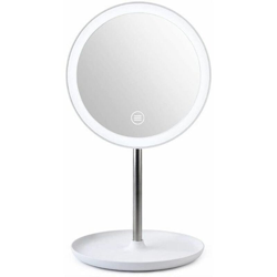 Specchio trucco con luce led base girevole bianco make up illuminato touch 0246 - DRIWEI características