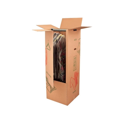 Scatole cartone porta abiti Misure int (Lxlxh) cm 50 x 50 x 120 Consigliato x universale - SOCEPI