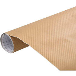 Pellicola per Auto Opaca 3D Oro 500x152 cm - VIDAXL en oferta