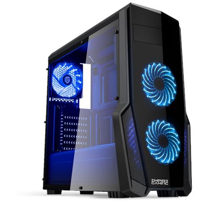 Case WarFare Middle Tower ATX / Micro-ATX / Mini-ITX 2 Porte USB 3.0 Colore Nero (Finestrato)