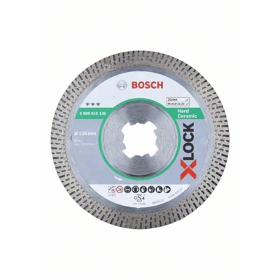 Bosch X-LOCK disco diamantato Best for Hard Ceramic 125 mm Bosch Accessories 2608615135 Diametro 125 mm 1 pz.