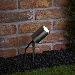 Faretto da Giardino Orientabile di Colore Nero Protezione IP44 GU10 - Biard en oferta