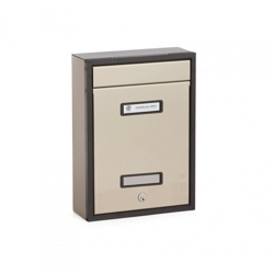 Cassetta postale componibile piatta SC8 alluminio bronzo - SILMEC en oferta