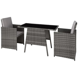 Salottino In Rattan Losanna - Grigio precio